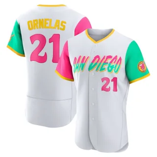 Men's Authentic White Tirso Ornelas San Diego Padres 2022 City Connect Jersey