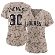 Women's Limited Camo Derrel Thomas San Diego Padres 2nd Alternate Jersey