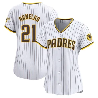 Women's Limited White Tirso Ornelas San Diego Padres Home Jersey