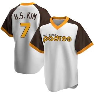New Ha-Seong Kim jerseys available at the @Padres Team Store! 🇰🇷 Limited  stock available!