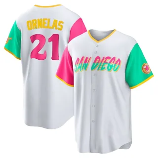 Youth Replica White Tirso Ornelas San Diego Padres 2022 City Connect Jersey